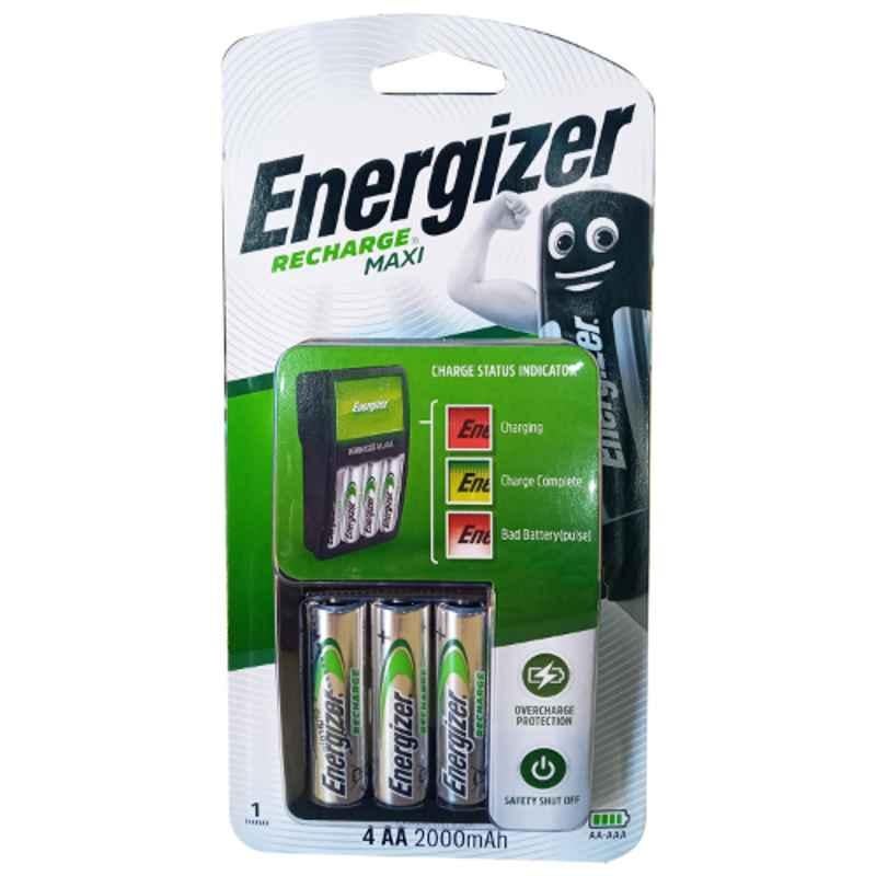 Energizer 4 Port AA Rechargeable Battery Charger, CHVCM4-MAXI-4AA