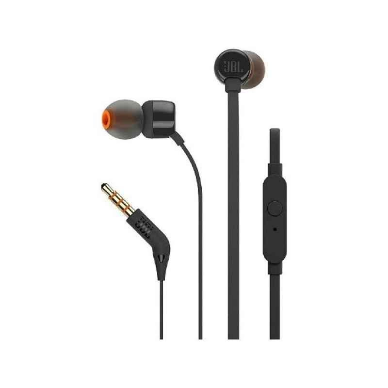 JBL T110 Black Wired in-Ear Headphone