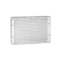 Tarsons 130 μl 384 Wells Square Shape Pyramid Bottom Polypropylene Micro Plate, 520074 (Pack of 50)