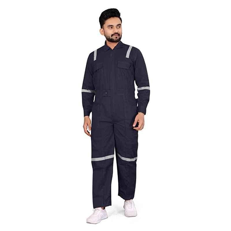Polyester Overalls Boiler Safety Suit Size Free Size Factory   Industrial Usage
