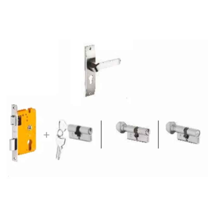 Dorset Hale HL HALE 190mm Stainless Steel Lock Set with Both 60mm Side Key Cylinder