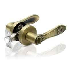 Plantex Heavy-Duty Door Bathroom Door Lock/Mortise Keyless Handle Set for Home/Bathroom/Balcony/Store Room DTM-628, Antique Brass