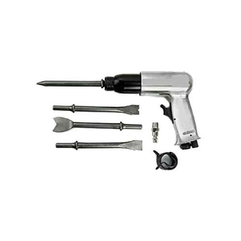 Krost TC779 1/2 inch Silver Air Hammer Kit with 200mm Chisel