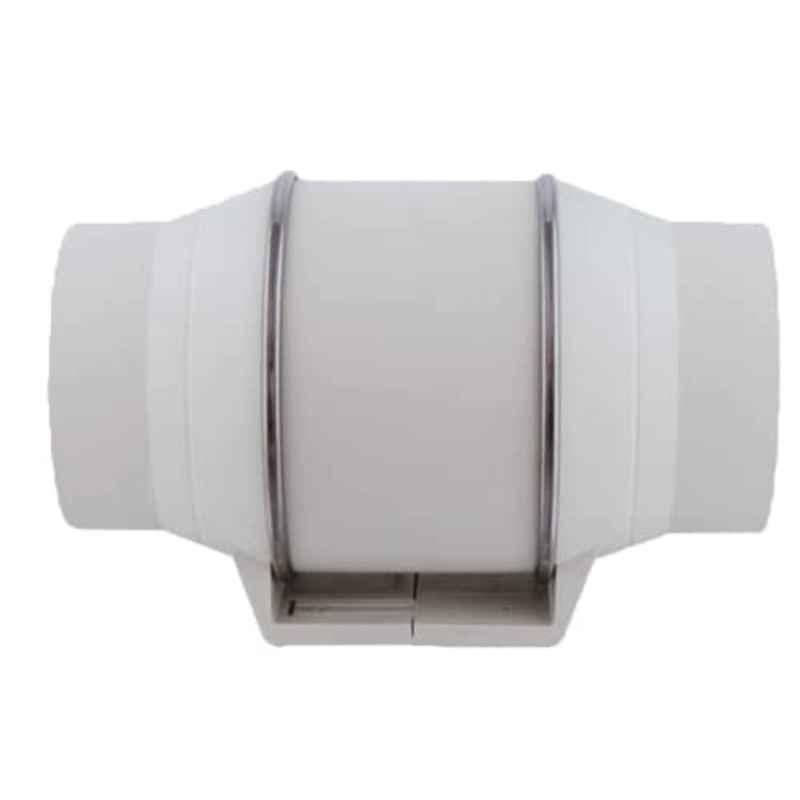 Templair Inline Mixed Flow Blower And Air Booster Duct Exhaust Fan, (6In, 150mm)