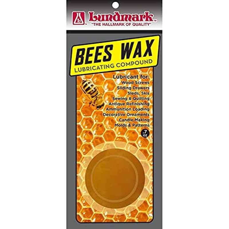 Lundmark 0.7 Oz Pure Bees Wax Lubricating Compound, 9105W7-100