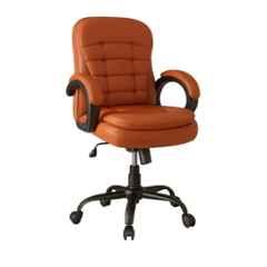 Zidle Gamma Faux Leather Tan Medium Back Ergonomic Chair