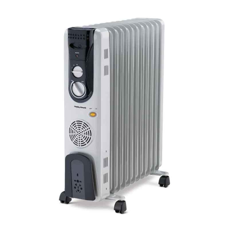 Morphy Richards 2900W 11 Fins Black Oil Filled Radiator Room Heater with 1 Year Warranty, 290014
