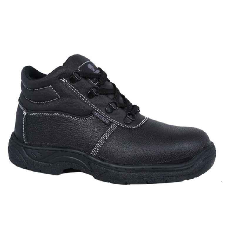 Armstrong SHI Leather Black Safety Shoes, Size: 39
