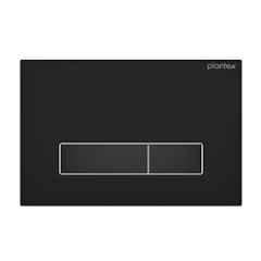 Plantex Flush Plate/Dual Flush Plate for Toilet/Mechanical Dual-Flush Plate/Water-Saving Technology 4519, Black