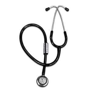Dr Odin OST006 Black Dual Head Stethoscope for Paediatric & Adult Use