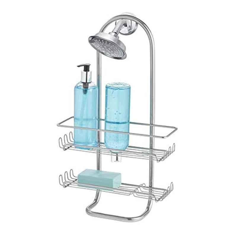 iDesign Classico Stainless Steel Silver Jumbo Shower Caddy, 60266