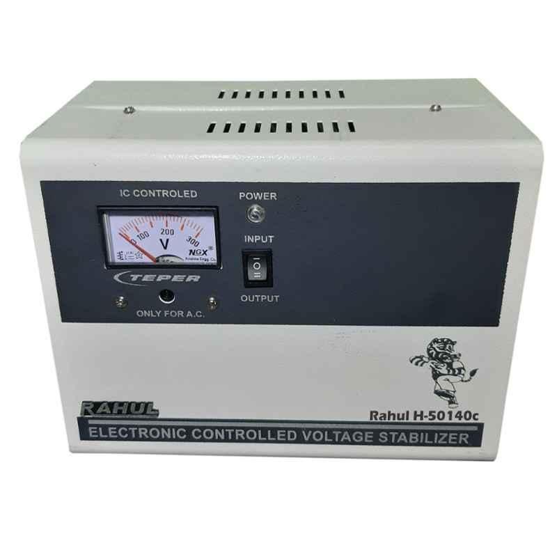 Rahul H-50140 C 5kVA 20A 140-280V 3 Step Automatic Copper Voltage Stabilizer