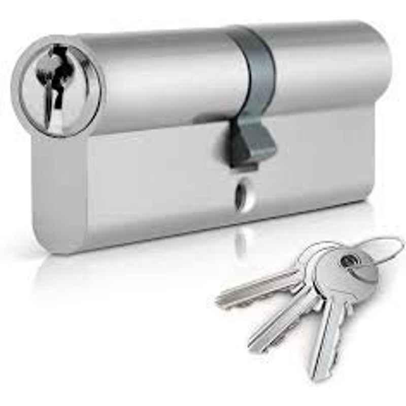 Door Cylinder With 3 Key (80mm For Wood Door)