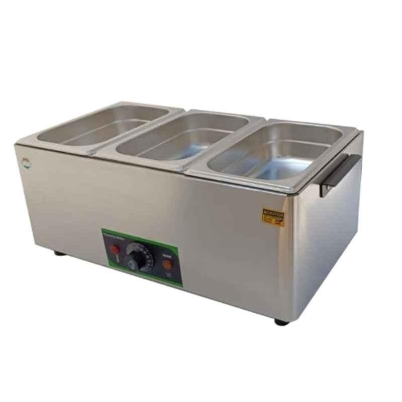 Adorma 4.5kg 600W Triple Tank Food Grade Stainless Steel Chocolate Melter with 1 Year Warranty, CM 15