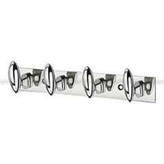 Aligarian 4 Leg Stainless Steel Silver Polished Finish Wall Hanger