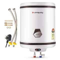 Longway Hotplus 50 Litre 2000W Off-White 5 Star Storage Water Geyser for with Multiple Safety System & Anti-Rust Coating, DSQW-78688356
