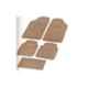 Oscar Packy Poda Beige Century Mat Set For Hyundai Accent