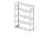 Godrej Altius Lite 1000x400x1900mm Steel Light Grey Storage Rack with 5 Layers