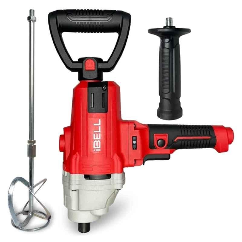 iBELL PM12-50S Paint Mixer 1200W Electric Stirrer | Variable Speed 1050 RPM Heavy Duty Mixer for Paint, Cement, Putty & Paste