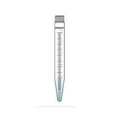 Borosil 50ml Graduated Centrifuge Tube with PP Screw Cap, 8090012
