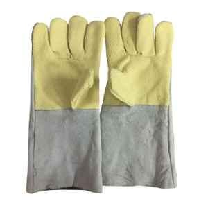 Gripwell Kevlar Palm Leather Heat Resistant Gloves, Size: M (Pack of 220)