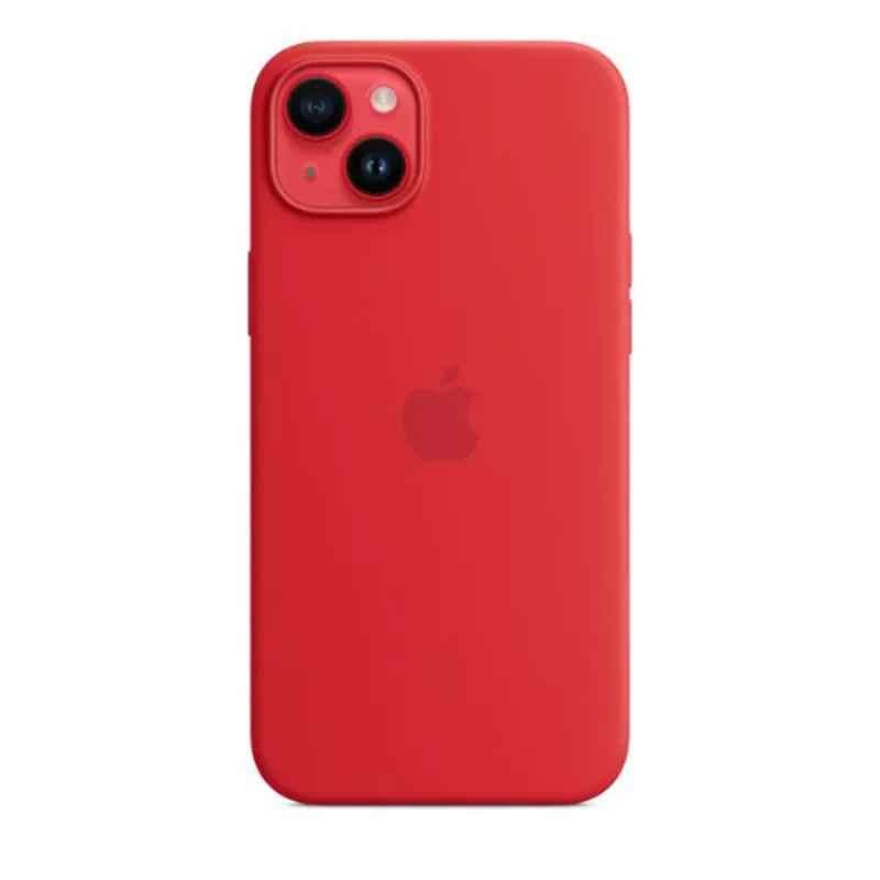Apple Silicone Red iPhone 14 Plus Case with MagSafe, MPT63ZE-A