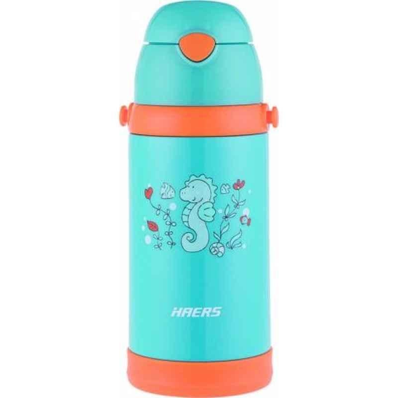 Haers 500ml Stainless Steel Blue Kids Bottle, HX-500-11-BLU