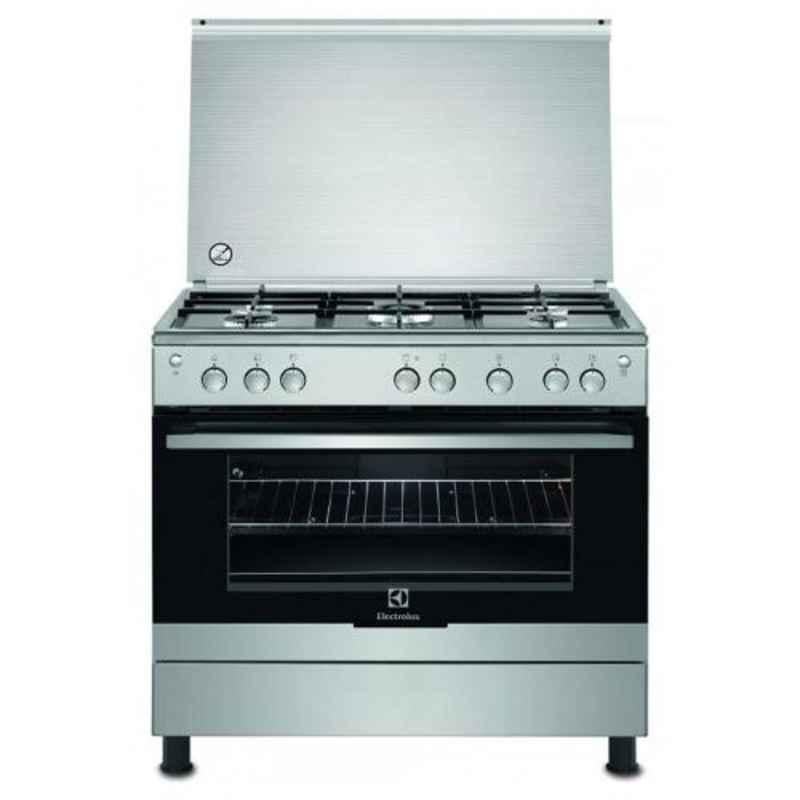Electrolux EKG9000A4X Silver 5 Burners Free Standing Gas Cooker