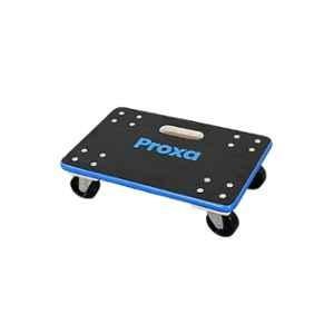 Proxa 200kg Small Wood Blue & Black Moving Trolly with Plywood Platform, PXA-MD200S