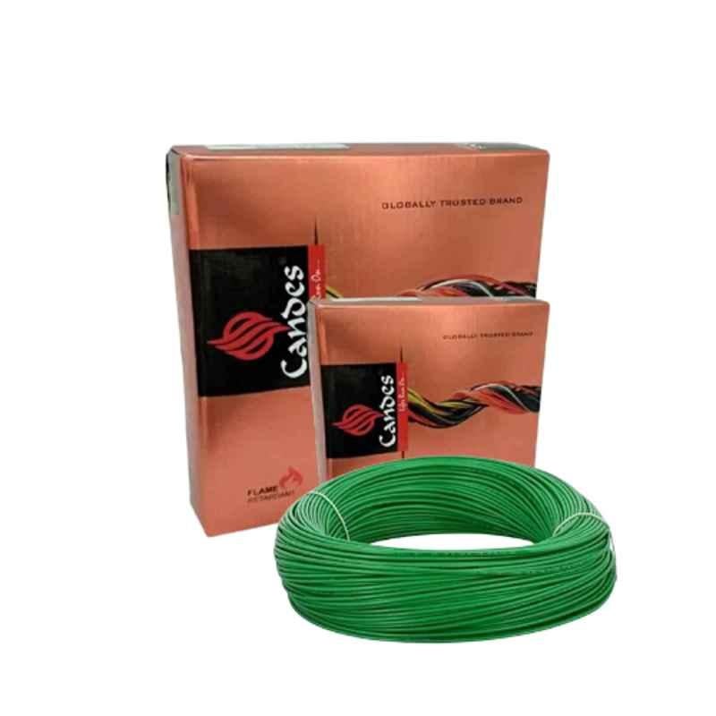 Candes 0.75 Sqmm 90m 1100V Green Single Core FR PVC Insulated Unsheathed Cable
