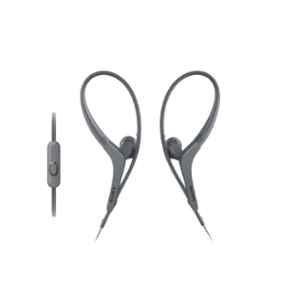 Sony MDR-AS410AP Black Sports In Ear Headphone with Mic