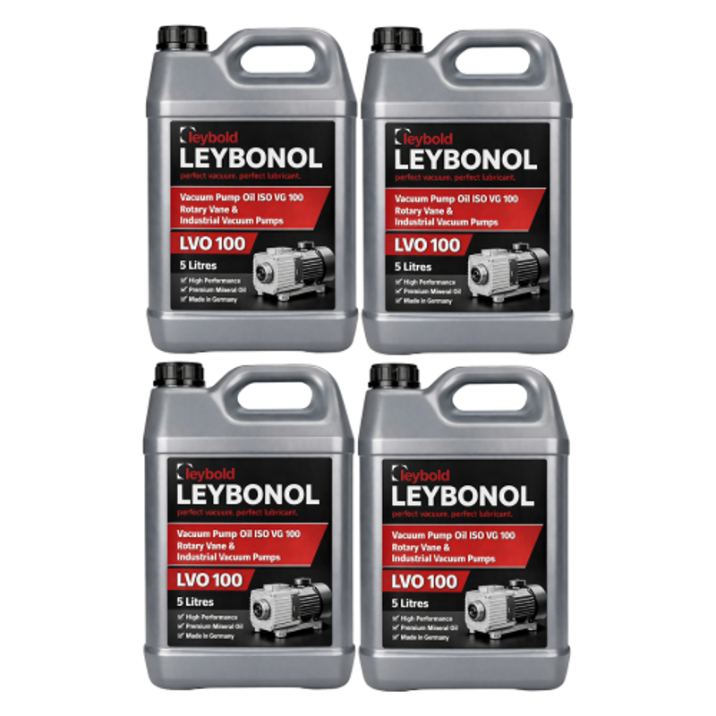 Leybold 5L Leybonol LVO 100 Pump Oil, L10005 (Pack of 4)
