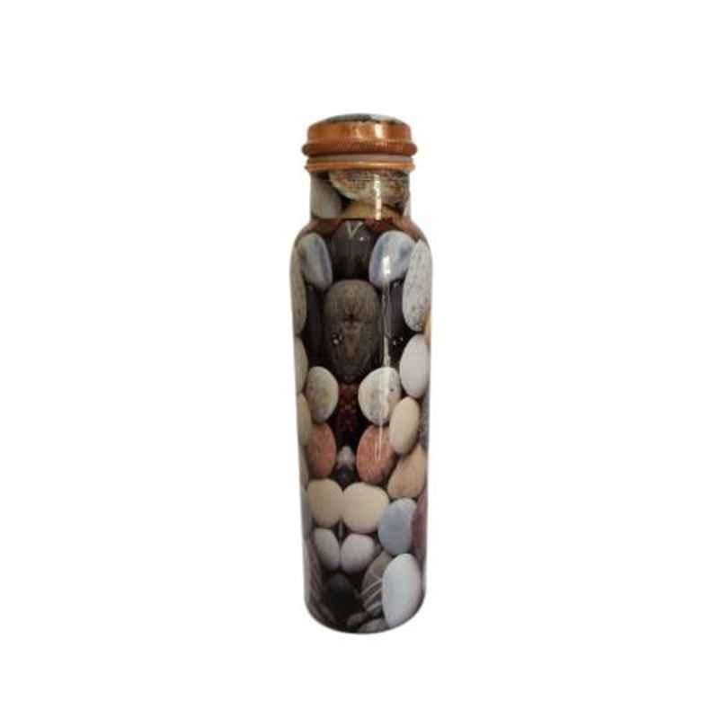 Healthchoice 1000ml Copper Stone Printed Water Bottle