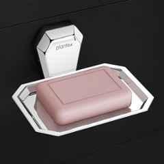 Plantex Soap Holder for Bathroom/304 Grade Stainless Steel Soap Case/Single Soap Dish/Soap Stand/Bathroom Accessories PM-2403, Chrome
