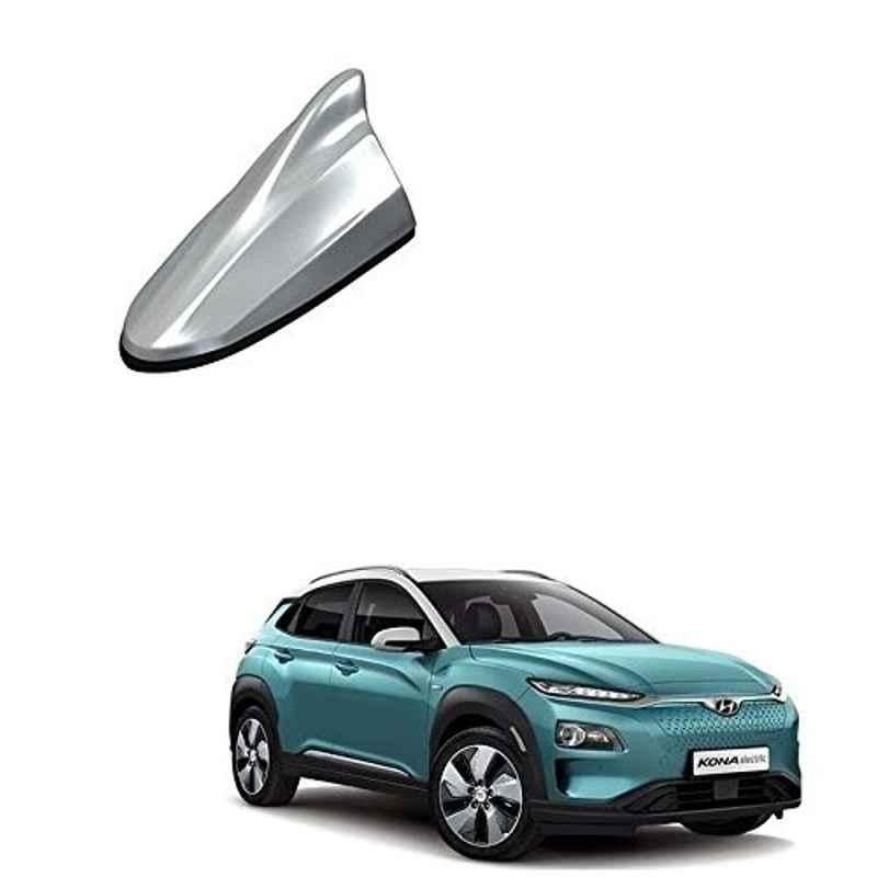 Kozdiko Silver Shark Fin Signal Receiver Car Antenna for Hyundai Kona Electric
