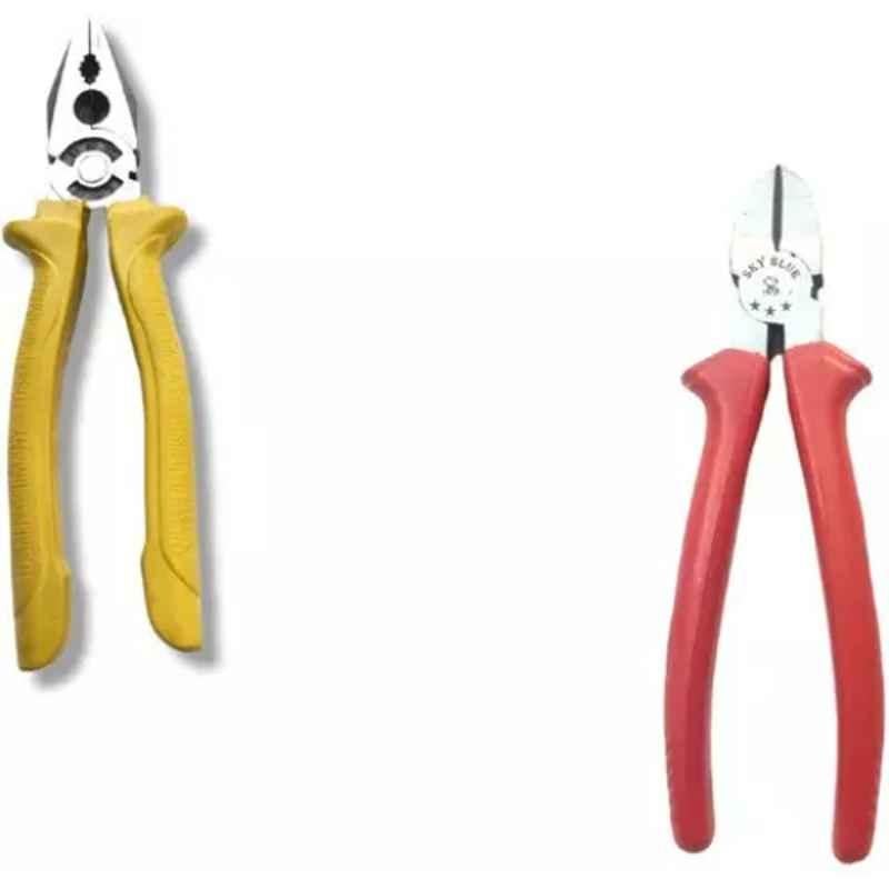 Sky Blue 2 Pcs 7.8 inch Stainless Steel Groove Plier Combo, SBE_PLIER_0147