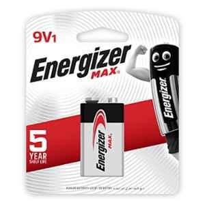 Energizer Max 9V Alkaline Battery Cell, 3134BR