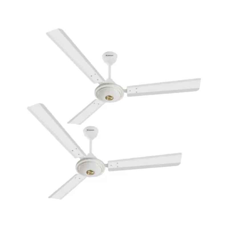 Longway Star P2 50W White Ultra High Speed Ceiling Fan, Sweep: 1200 mm (Pack of 2)