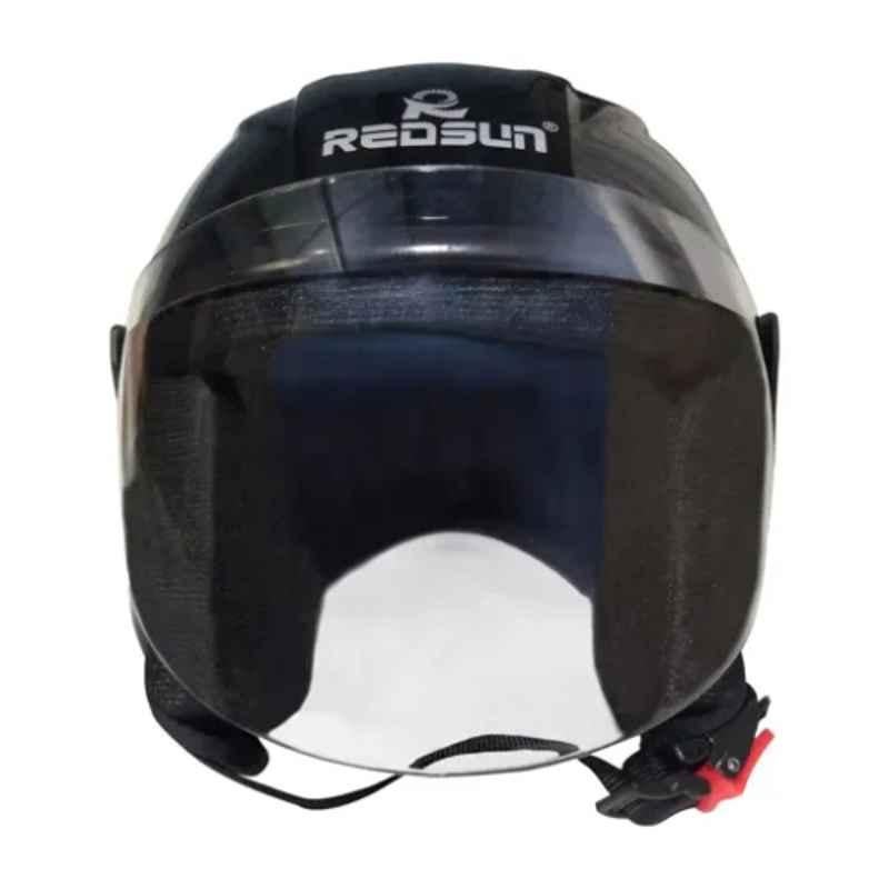 Redsun Oops PVC Black Open Face Girls Motorbike Helmet