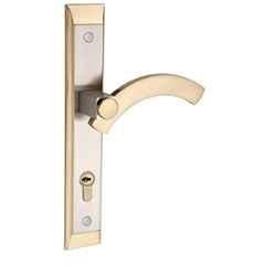 Bonus Half Moon Premier 85mm Brass Silver & Gold One Side Key Mortice Lock Set
