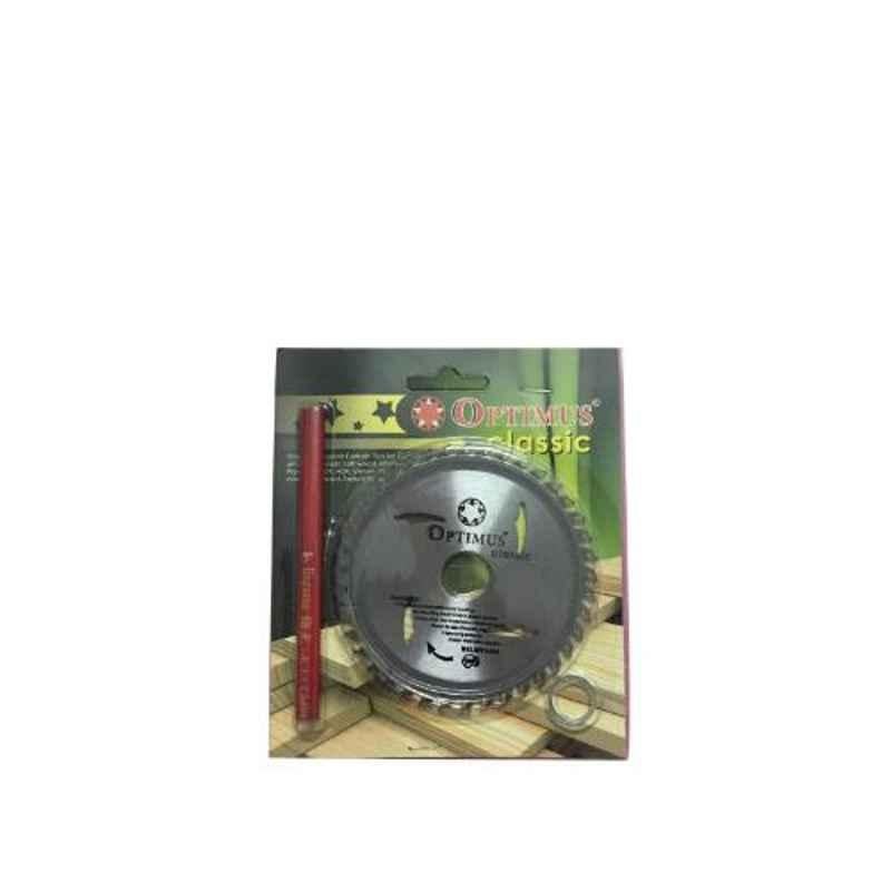 Optimus 4 inch Classic TCT Saw Blade for Wood Cutting with Pencil, Bore Size: 20 mm