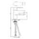 Jaquar Aria 450mm Graphite Single Lever Basin Mixer without Popup Waste, ARI-GRF-39001B