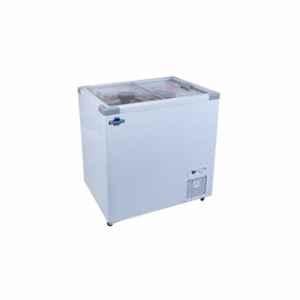 Rockwell 225 Litre White Double Door Glass Top Deep Freezer, SFR250GT