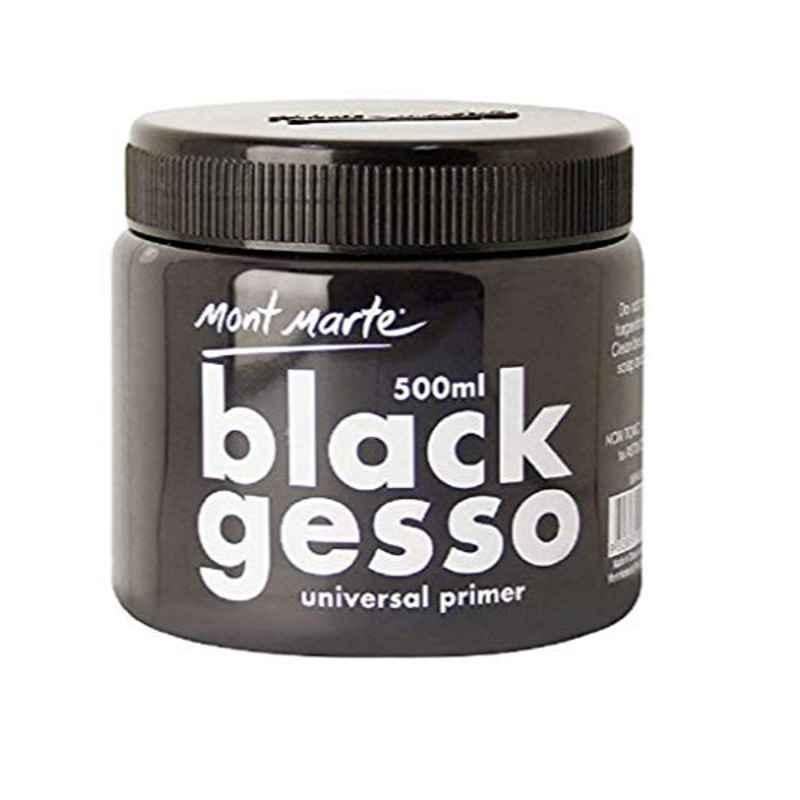 Mont Marte Gesso 500ml Black Universal Primer