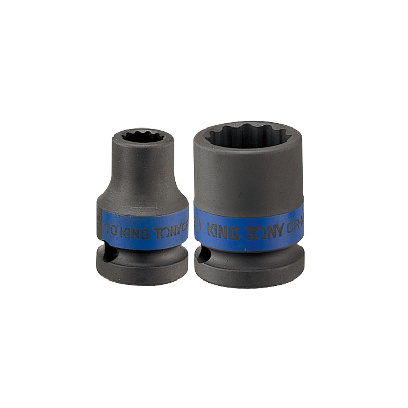 King Tony 3/4 Inch 24mm Bi-Hexagon Lightweight Standard Impact Socket, 651024M