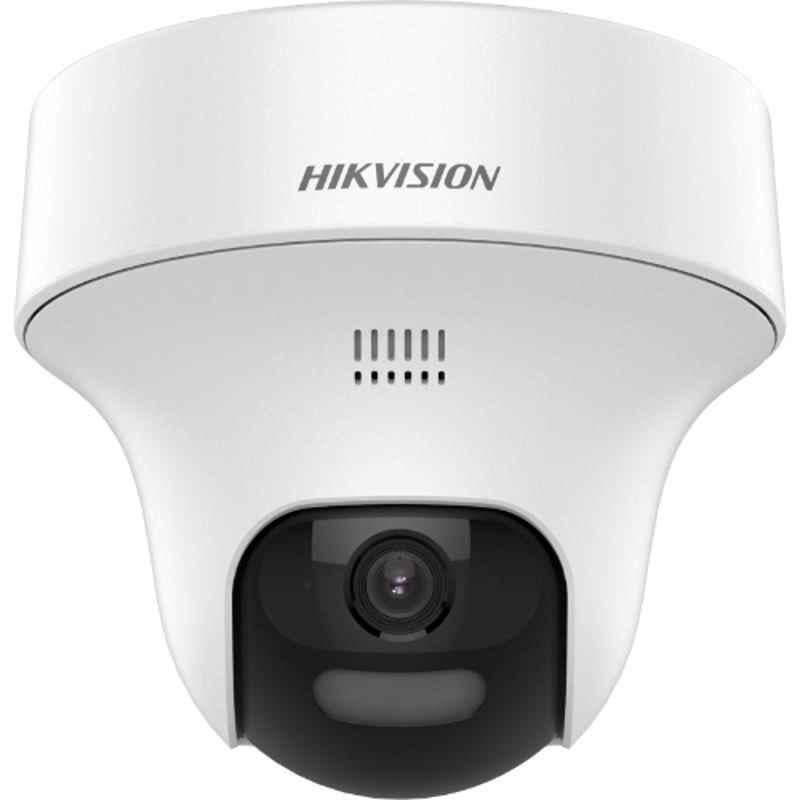 Hikvision 2MP 12V DC White Two Way Audio Fixed PT Dome Camera, DS-2CE70D0T-PTLTS