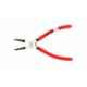 De Neers 225mm DN11442/9 Professional Bent Internal Circlip Plier, Capacity: 40-100 mm