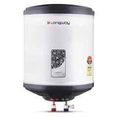 Longway Superb 10 Litre 2000W Grey 5 Star Rated Automatic Storage Water Heater for Home withMultiple Safety System, Anti-Rust Coating & 5 Years Warranty