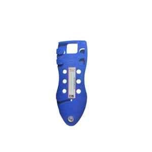 Lukko 6 Holes ABS Blue Flexible LOTO Safety Lockout Hasp, Jaw Size: 20 mm, LS-H68