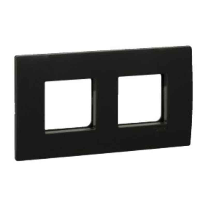 Schneider Opale 4 Module Coke Grey Grid & Cover Plate, AAKY0804 (Pack of 10)
